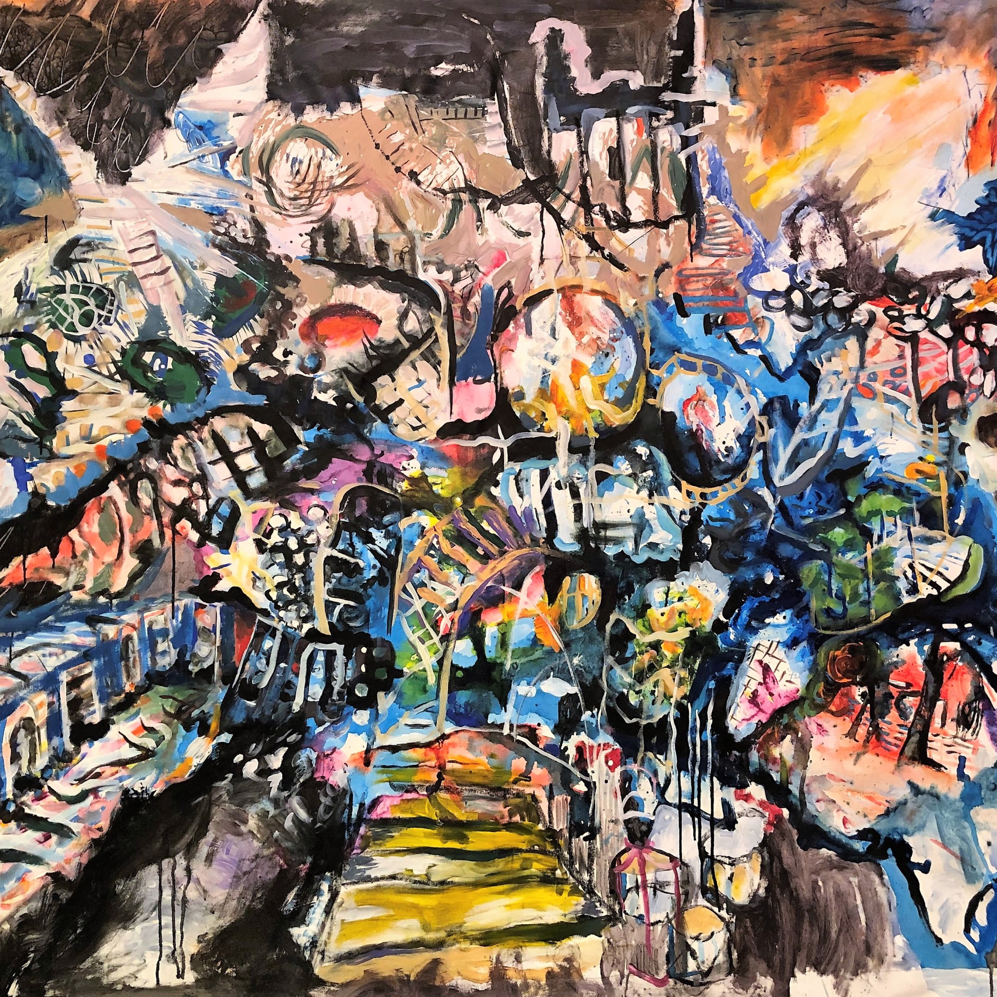 Painting by Pennsylvania artists Kindred Art Collaborative